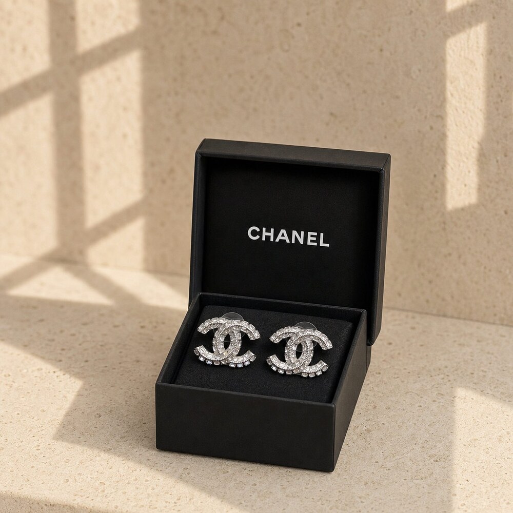 CHANEL Classic Parisian Earrings Style 43 | New with Box - Picture 7 of 9